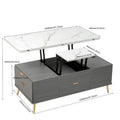 Versatile Lift-Top Coffee Table with Storage Drawers