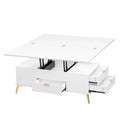 Versatile Lift-Top Coffee Table with Storage Drawers