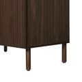 Merk 2-Door Walnut Cabinet