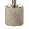 Modern Round Marble Pedestal Accent Table