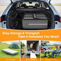Compact Rollaway Folding Guest Bed with Sturdy Metal Frame and 5-Inch Thick Mattress