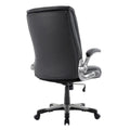 Extra-Wide Heavy-Duty High Back Executive Office Chair with Flip-Up Arms and Thick Seat – Supports Up to 400 lbs for Home Office Use