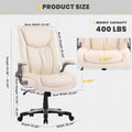 Ergonomic Office Chair with High Back Flip Up Armrests and Rolling Base