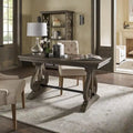 iNSPIRE Q Artisan Gannon 1-Drawer Writing Desk with Wire Brushed Oak Finish