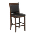 9-Piece Counter Height Dining Set in Ferrara Walnut and Brown