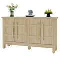 55-Inch Rustic Wood Farmhouse Buffet Cabinet with Ample Storage
