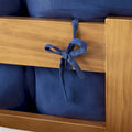 Tufted Queen Puffy Headboard for College by DormCo