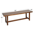 Stylish Acacia Trestle Bench