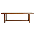 Stylish Acacia Trestle Bench