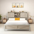Moasis Farmhouse Oak Bed Frame - Available in Queen and King Sizes