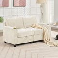 Versatile Chenille Storage Loveseat Sofa