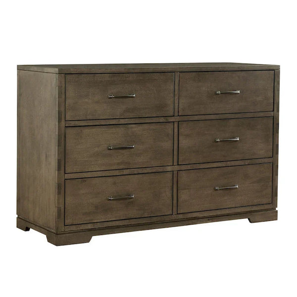 Graphite Dovetail 6-Drawer Chest of Drawers