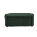 Upholstered Fabric Storage Ottoman for Entryway