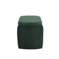 Upholstered Fabric Storage Ottoman for Entryway