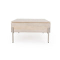 Rocklin White Mango Wood Lift-Top Coffee Table by Classic Home