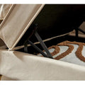 Contemporary Velvet Chaise Lounge Chair with Storage
