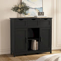 Roomfitters Morden Buffet Sideboard Cabinet with Doors and Drawers - Stylish Coffee Bar and Storage Solution