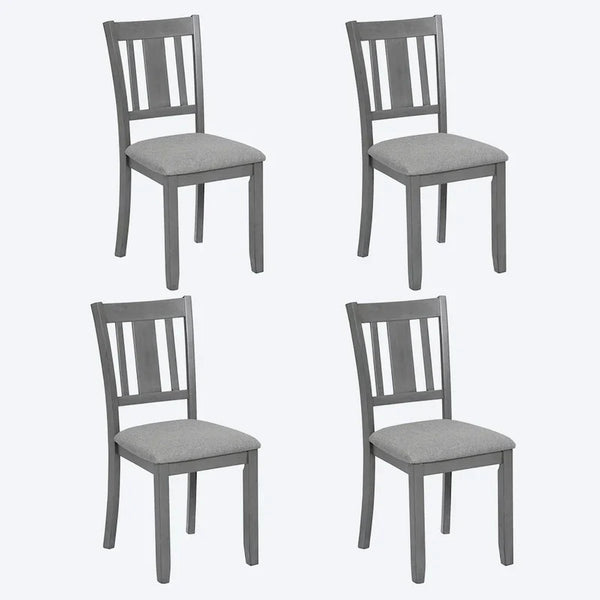 4-Piece Counter Height Dining Chair Set with Cushioned Seats