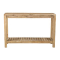 East at Main Petter Solid Wood Console Table with Shelf