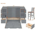 Full-Size Murphy Bed with Storage Drawers