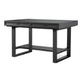 Isolde Black 60-Inch Solid Wood Counter Height Dining Table with Drawers by Furniture of America