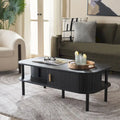 SAFAVIEH Home Tealla 2-Door Tambour Coffee Table - 43"W x 22"D x 17"H