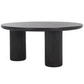SAFAVIEH Home Mork Round Coffee Table with 3 Legs - 40" W x 40" D x 18" H