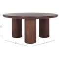 SAFAVIEH Home Mork Round Coffee Table with 3 Legs - 40" W x 40" D x 18" H