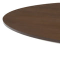SAFAVIEH Couture Meiko 46-Inch Round Dining Table - Dimensions: 46" W x 46" D x 30" H